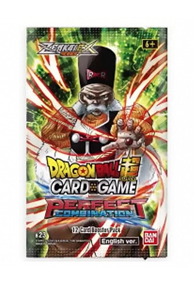 Booster Pack Paquet De 12 Cartes Dragon Ball Super: Perfect Combination  (Au Hasard) Anglais