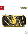 Étui De Transport Mince Pour Nintendo Switch 2 Par Power A - Noir Et Jaune Pikachu