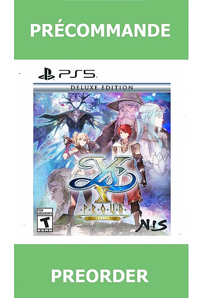 *Précommande* Ys X: Proud Nordics Deluxe Edition/PS5 28/02/2026 99.99$