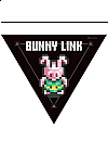 Autocollant Style Travel Sticker Par Ensky - Zelda A Link To The Past Bunny Link Pixel