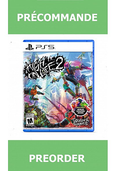 *Précommande* High On Life 2/PS5 20/04/2026 79.99$