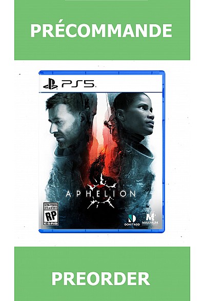 *Précommande* Aphelion/PS5 12/31/2026 49.99$