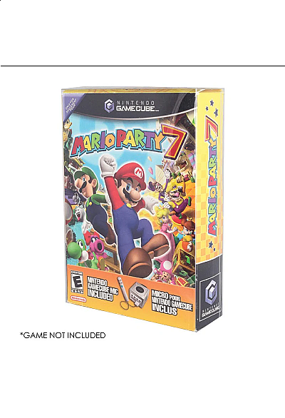 Boite Protectrice De Plastique Souple Transparente Pour GameCube Grand Format Par Evoretro