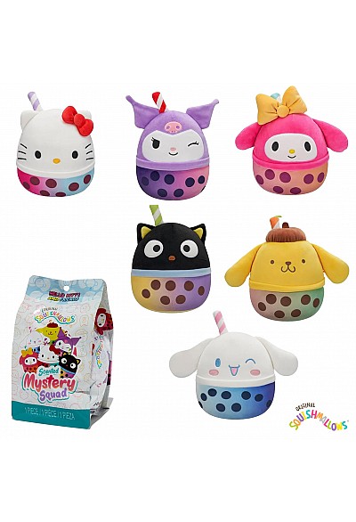 Toutou Squishmallows Parfumé Boba Hello Kitty 12 CM Par Kelly Toys - Un Item Au Hasard