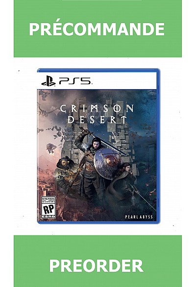 *Précommande* Crimson Desert Standard Edition/PS5 19/03/2026 89.99$