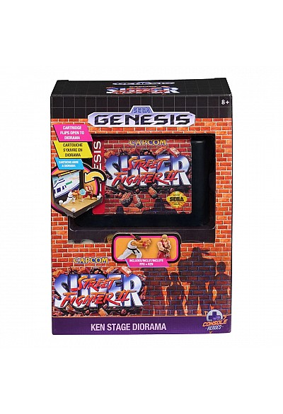 Diorama Console Heroes Super Street Fighter 2 Par Wilder Toys - Ken Stage