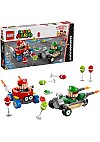 Ensemble LEGO Super Mario - Mario Kart Baby Mario Contre Baby Luigi (321 Pièces)