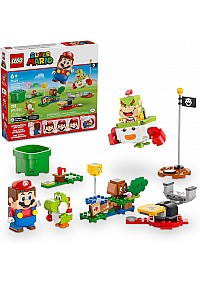 Ensemble LEGO Super Mario - Aventures LEGO Mario Interactif, Yoshi, Bowser Jr, Goomba (218 Pièces)