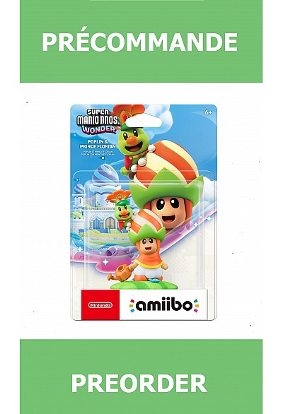 *Précommande* Figurine Amiibo Super Mario Wonder Populin Et Prince Florian 26/03/2026 29.99$