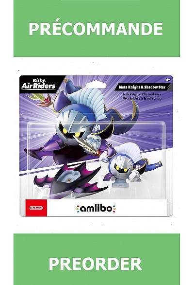 *Précommande* Figurine Amiibo Kirby Air Riders Meta Knight Et Shadow Star 05/03/2026 54.99$