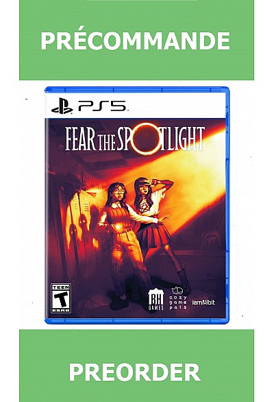 *Précommande* Fear The Spotlight/PS5 13/03/2026 34.99$