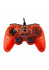 Manette Avec Fil USB (2 Mètres) Pour PS3 / Playstation 3 / PC Par TTX Tech - Rouge Transparente