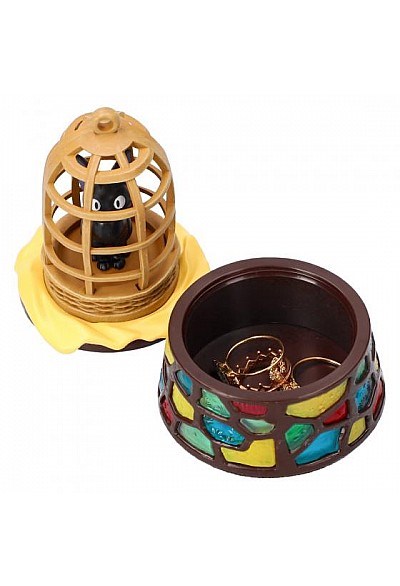 Figurine Boite A Secret Ghibli - Jiji Dans Un Panier 