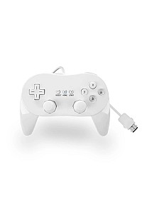Manette Wii Classique / Classic Controller Pro Pour Wii / Wii U Générique - Blanche