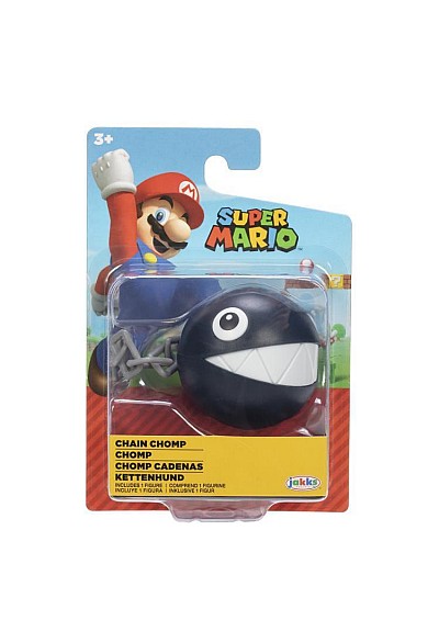 Figurine Super Mario Vague 33 Limited Articulation 3 Pouces Par Jakks - Chain Chomp