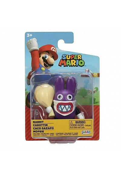 Figurine Super Mario Vague 33 Limited Articulation 3 Pouces Par Jakks - Nabbit
