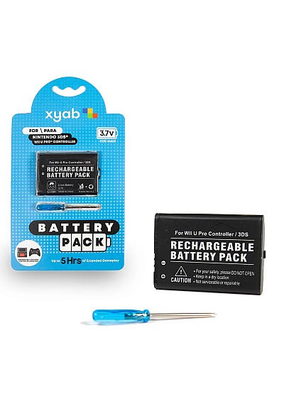Pile / Batterie De Remplacement Pour Nintendo 3DS / Pro Controller Wii U Par XYAB