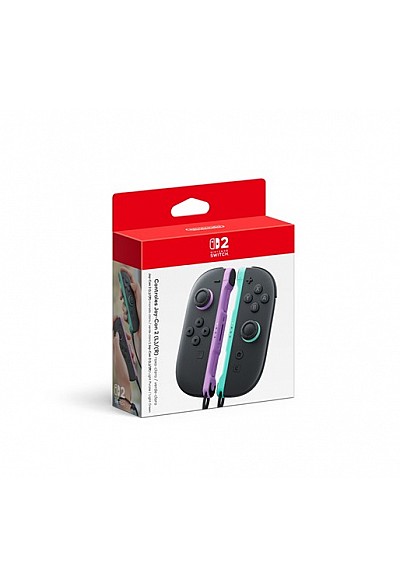 Manette Joy-Con 2 Gauche Et Droite Pour Nintendo Switch 2 - Mauve Et Vert