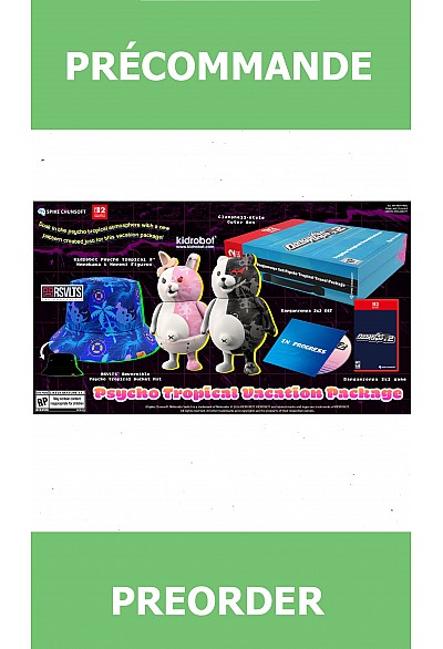 *Précommande* Danganronpa 2x2 Psycho Tropical Vacation Package Edition/Switch 2 31/12/2026 194.99$