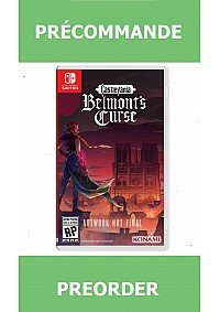 *Précommande* Castlevania Belmont Curse/Switch 31/12/2026 54.99$
