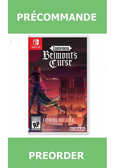 *Précommande* Castlevania Belmont Curse/Switch 31/12/2026 54.99$