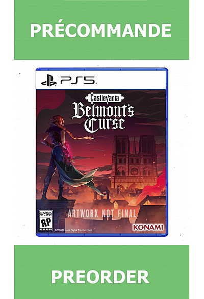 *Précommande* Castlevania Belmont Curse/PS5 31/12/2026 54.99$