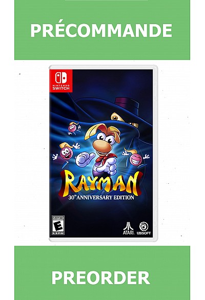 *Précommande* Rayman 30th Anniversary Edition/Switch 26/06/2026 39.99$