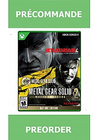 *Précommande* METAL GEAR SOLID MASTER COLLECTION Vol2/Xbox Series X 27/08/2026 69.99$
