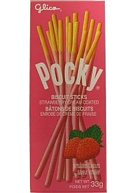 Bâton de Biscuits Pocky par Glico - Fraise 25g