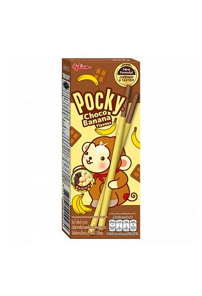 Bâton de Biscuits Pocky par Glico - Chocolat Et Banane 25g