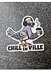 Autocollant Chill En Ville Par Turbidus Illustration