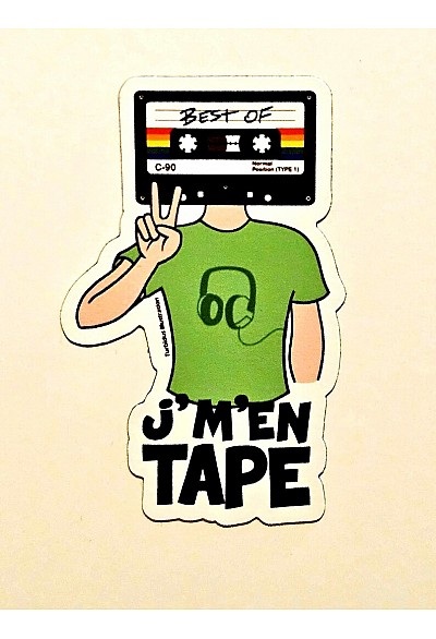 Autocollant J'M'En Tape Par Turbidus Illustration