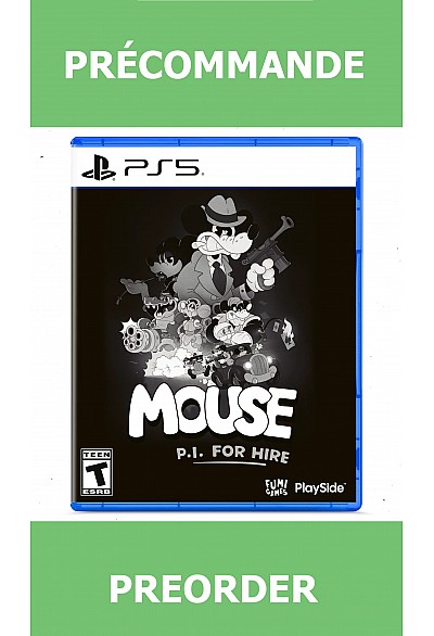 *Précommande* MOUSE: P.I. For Hire/PS5 10/07/2026 39.99$