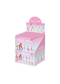 Gashapon Mascotte Sanrio Porte-Clé Acrylique - Un Item Au Hasard