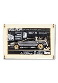 Diorama Paper Theater Back To The Futur Par Ensky