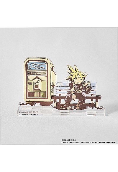 Diorama En Acrylique Final Fantasy VII Rebirth Par Square Enix - Utatane Cloud
