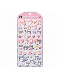 Autocollant Sanrio Cotton Puffy - Kuromi