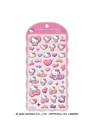 Autocollant Sanrio Cotton Puffy - Hello Kitty