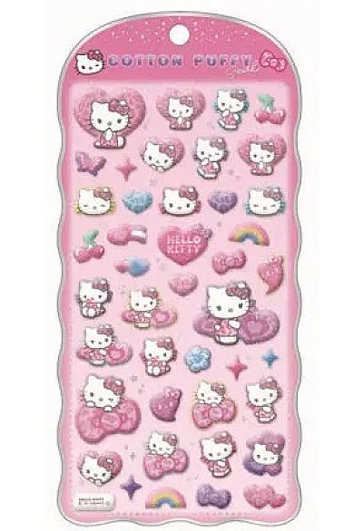 Autocollant Sanrio Cotton Puffy - Leopard Mode