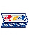 Autocollant Travel Sticker Sonic The Hedgehog Par Ensky - Do Not Stop! 