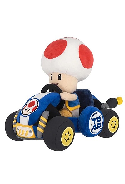 Toutou Mario Kart World Par Sanei - Toad 22 CM