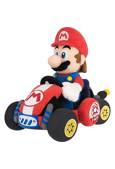 Toutou Mario Kart World Par Sanei - Mario 22 CM