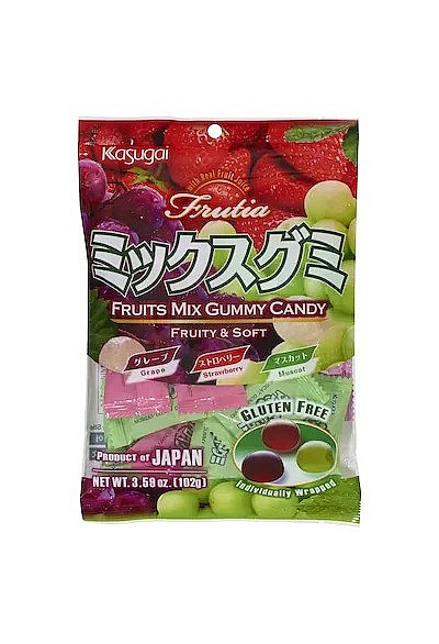 Bonbon Gummy Saveur Raisin Fraise Et Muscat Par Fruitia