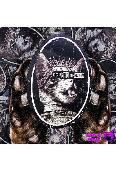 Autocollant Miaou-gnifique Par Cats Of Chaos - God Save The Queers