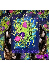 Autocollant Miaou-gnifique Par Cats Of Chaos - Invasion De Chat De L'espace