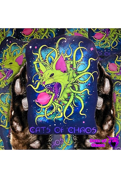Autocollant Miaou-gnifique Par Cats Of Chaos - Invasion De Chat De L'espace
