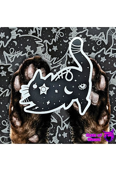 Autocollant Miaou-gnifique Par Cats Of Chaos - Chat Magique Joueur