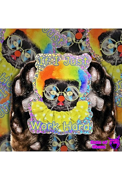 Autocollant Miaou-gnifique Par Cats Of Chaos - Marshadow Le Clown