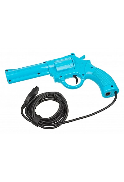 Revolver Justifier (Fusil) Pour Sega Genesis Par Konami - Bleu
