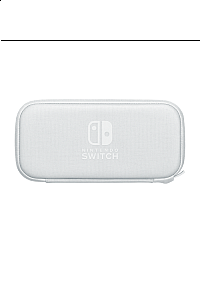 Étui De Transport Souple Pour Nintendo Switch Lite Blanc Officiel Nintendo